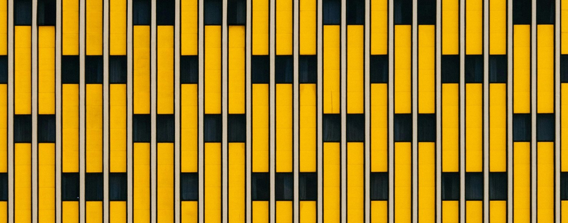 Abstract building facade.